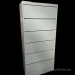 TAB Light Grey 6 Drawer Flip Front Datafile Storage Cabinet